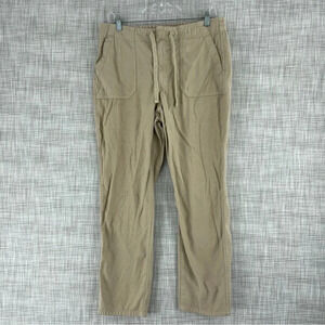 J Crew Womens Size M tan straight pants thick 2931